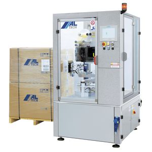 automatic labeler / for self-adhesive labels / side / in-line
