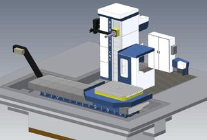horizontal boring machine / CNC / 5-axis / for large workpieces