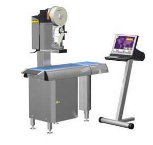 multi-color label printer-applicator / for labels / for paper / automatic