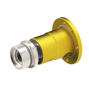 water rotary joint / multi-passage / brass / stainless steel