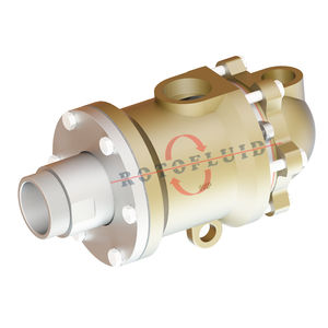 water rotary joint / for hot oil / for steam / multi-passage