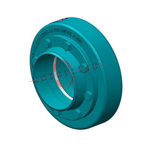 flange fitting / straight / hydraulic / pneumatic