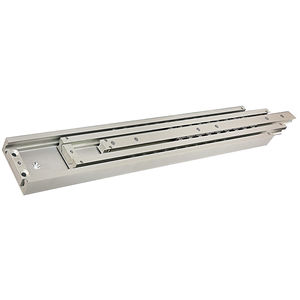 full-extension telescopic slide / ball bearing / heavy-duty / aluminum