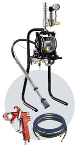 paint pump / pneumatic / diaphragm / self-priming