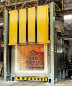 heat treatment furnace / car bottom / electric / air circulating