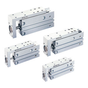 pneumatic slide table / linear array / precision / compact