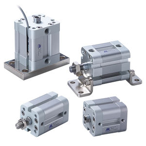 linear actuator / pneumatic / double-acting / compact