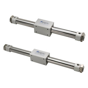 linear actuator / pneumatic / rodless / amagnetic