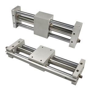 linear actuator / pneumatic / rodless / amagnetic