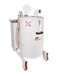 waste vacuum cleaner / three-phase / industrial / mobile