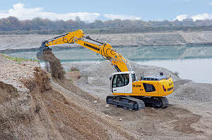 large excavator / crawler / for construction / diesel