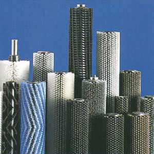 cylindrical brush / for cleaning / polishing / scrub