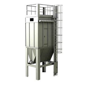 dust collector with cylindrical sleeves / reverse air cleaning / stand-alone