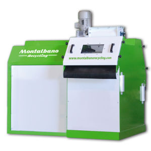 cyclone separator / rubber / for the recycling industry / self-cleaning