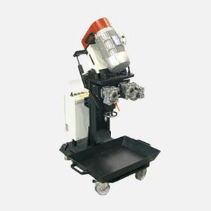 electric beveling machine / portable / edge / plate