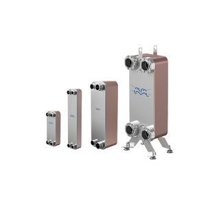 brazed plate heat exchanger / liquid/liquid / stainless steel / high-temperature