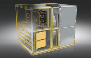 horizontal air handling unit / heat-recovery