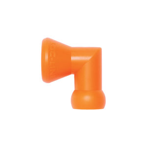 socket fitting / 90° angle / hydraulic / copolymer