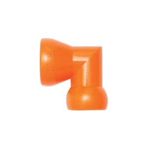 socket fitting / 90° angle / hydraulic / copolymer