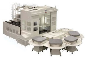 CNC machining center / 4-axis / horizontal / with integrated pallet changer
