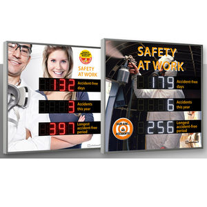 safety displays / LED / numeric / 3-line