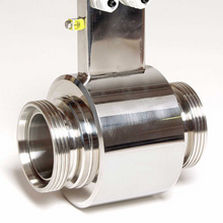 electromagnetic flow meter / for liquids / for water / in-line