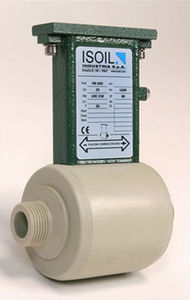 electromagnetic flow meter / for liquids / in-line / plastic