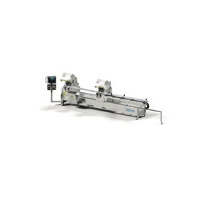 metal double-miter saw / for plastics / for wood / CNC