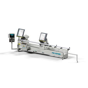 metal double-miter saw / for plastics / for wood / CNC