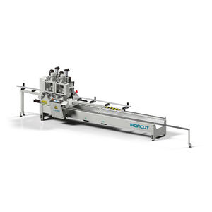 CNC double-miter saw