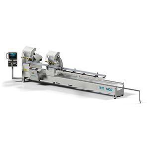 metal double-miter saw / for plastics / for wood / CNC