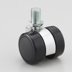 swivel caster / threaded stud / high load capacity / twin