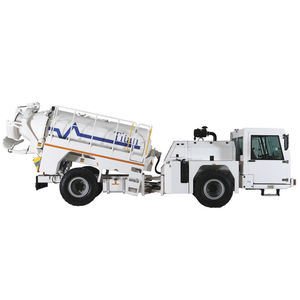 concrete mixer truck / for underground mining / diesel