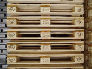 wooden pallet / Euro / transport / storage