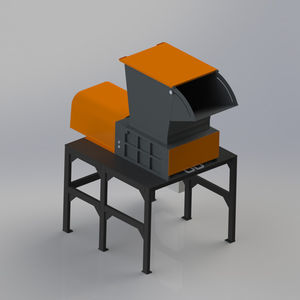 four-shaft shredder / tire / for cardboard / for wood