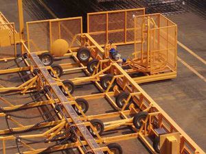 cage assembly machine / spiral / pile / adjustable