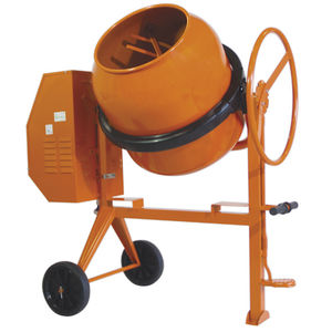 electric concrete mixer / gasoline / mobile / reversing drum