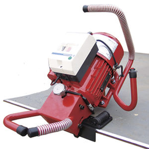 portable chamfering machine / hand-held / plate / edge