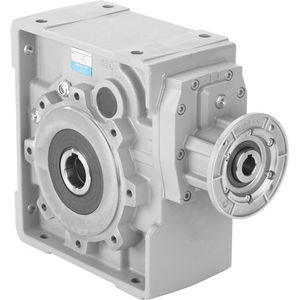 helical gearbox / orthogonal / high-efficiency / compact