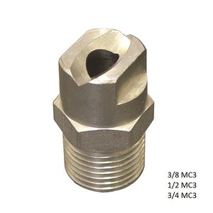 spraying nozzle / cooling / washing / flat spray