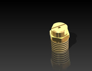 spraying nozzle / cooling / washing / full-cone