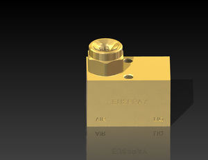 atomizing nozzle / compressed air / for liquids / full-cone