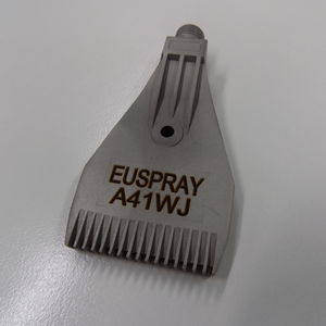 spraying nozzle / for compressed air / flat spray / stainless steel