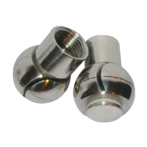 washing nozzle / for liquids / PTFE / stainless steel