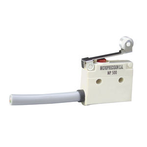 lever micro-switch / single-pole / PBT / electromechanical