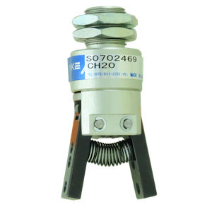 pneumatic gripper / angular / 2-jaw / compact