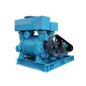 liquid ring vacuum pump / lubricated / single-stage / belt-drive
