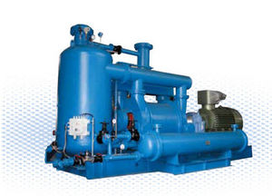 process gas compressor / stationary / electrically-powered / liquid ring