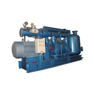 liquid ring vacuum pump / lubricated / single-stage / compact