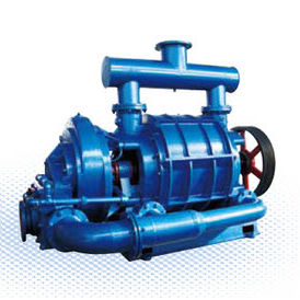 liquid ring vacuum pump / lubricated / two-stage / compact